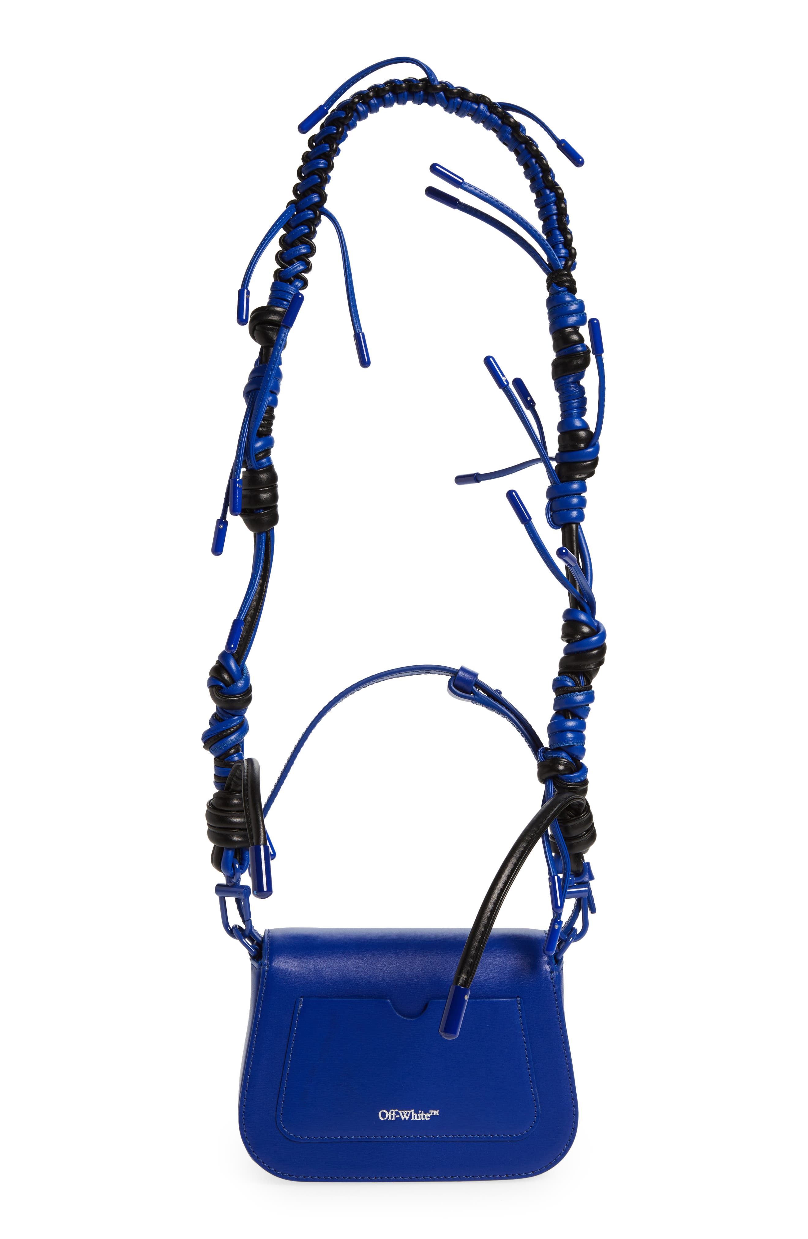 Off-White Skeleton Binder Clip Crossbody Bag, Alternate, color, 