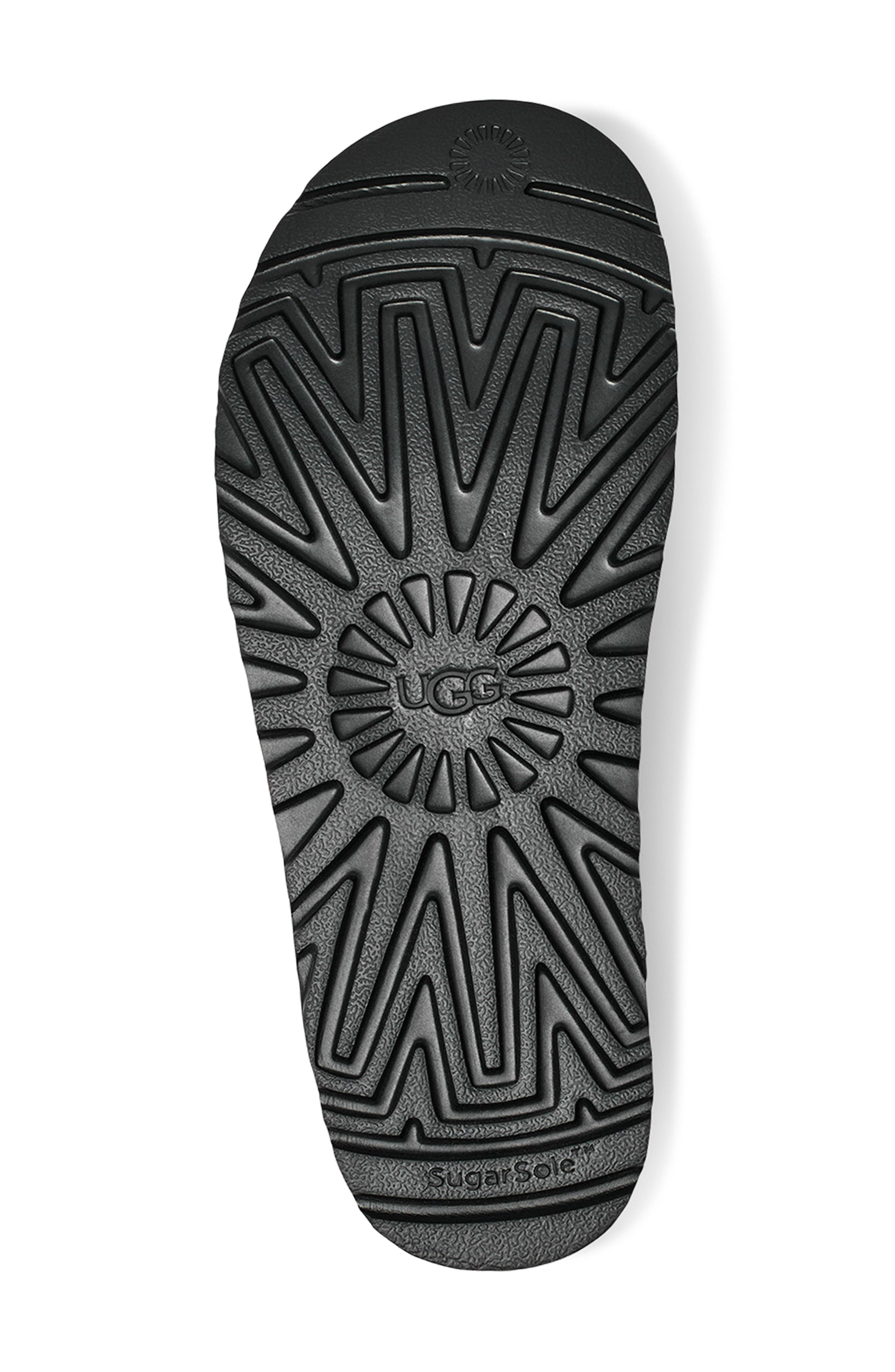 UGG<sup>®</sup> Goldenstar Platform Sandal, Alternate, color, Black