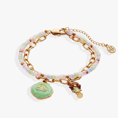 Polly Pocket 2 Row Charm Bracelet