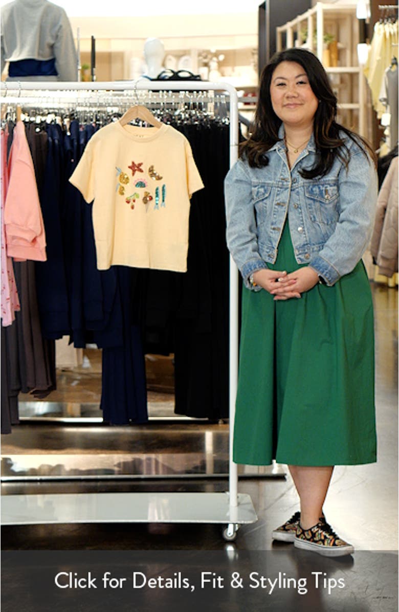 Kids' Sequin Embellished Seaside T-Shirt, sales video thumbnail