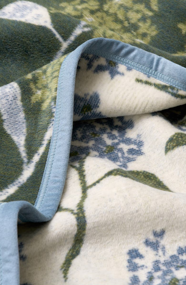 ChappyWrap Lilacs Throw Blanket, Alternate, color, Blue