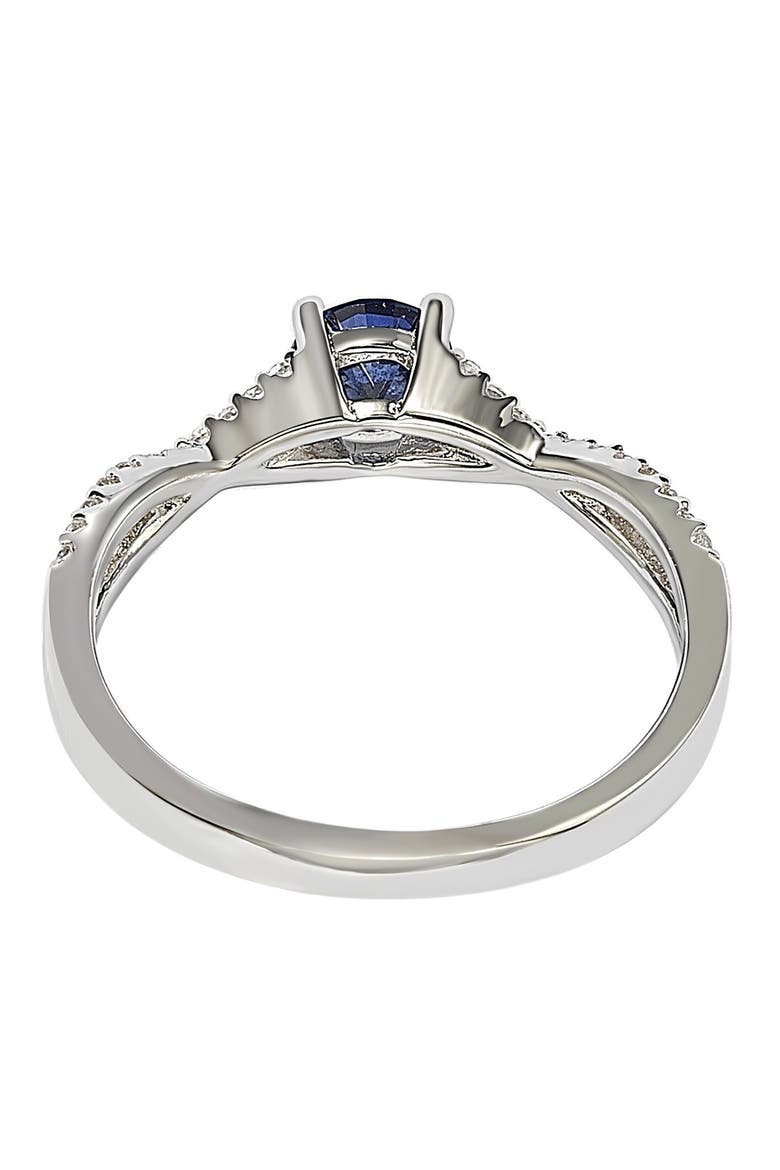 Sterling Silver Sapphire Ring, Alternate, color, BLUE