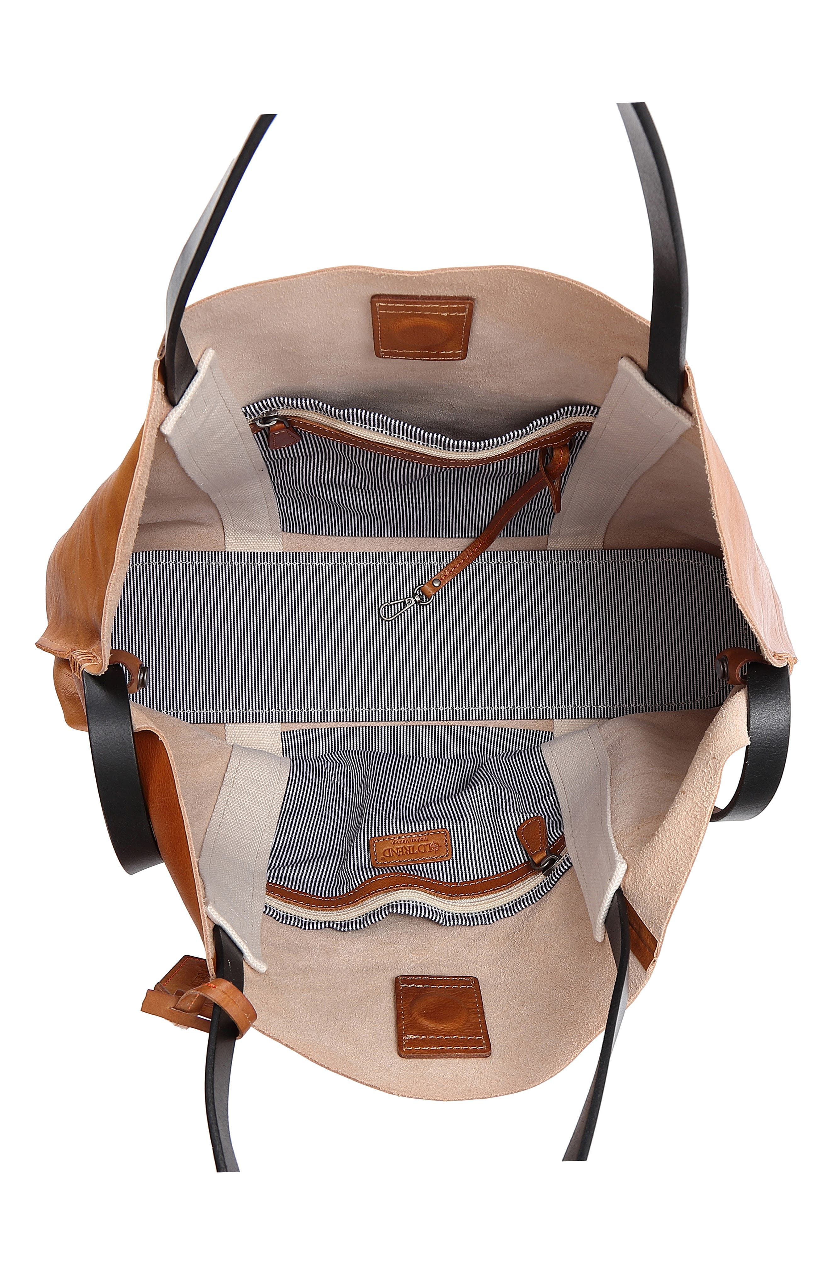 OLD TREND Forest Island Leather Tote Bag, Alternate, color, Chestnut