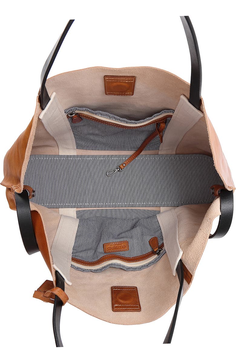 OLD TREND Forest Island Leather Tote Bag, Alternate, color, Chestnut