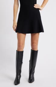 MANGO Flared Knit Skirt