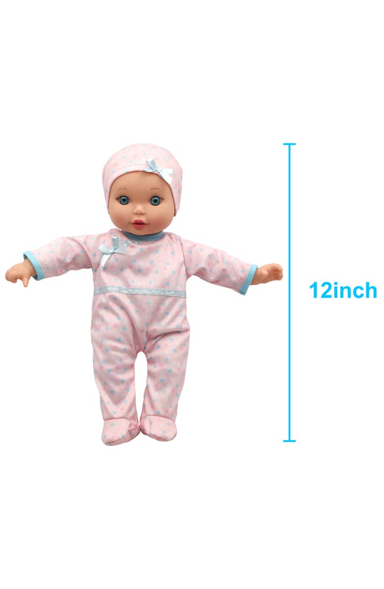 Little Darlings Crib Time Fun 12" Doll Playset, Alternate, color, Multicolored