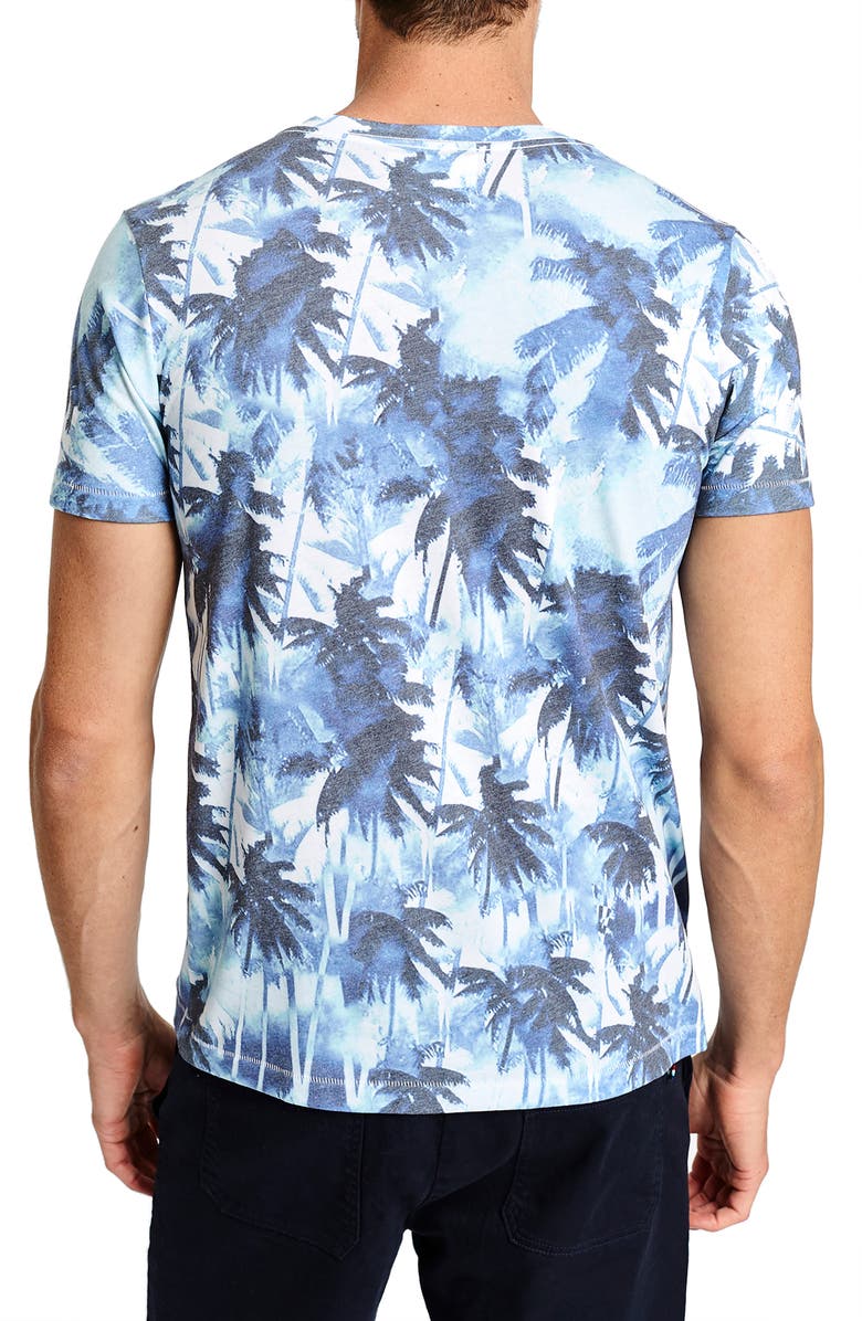 Sol Angeles Aqua Mirage V-Neck T-Shirt, Alternate, color, 