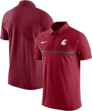 Nike Men's Nike Crimson Washington State Cougars Coaches Performance Polo