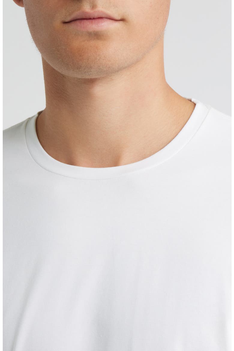 Long Sleeve Cotton T-Shirt, Alternate, color, WHITE