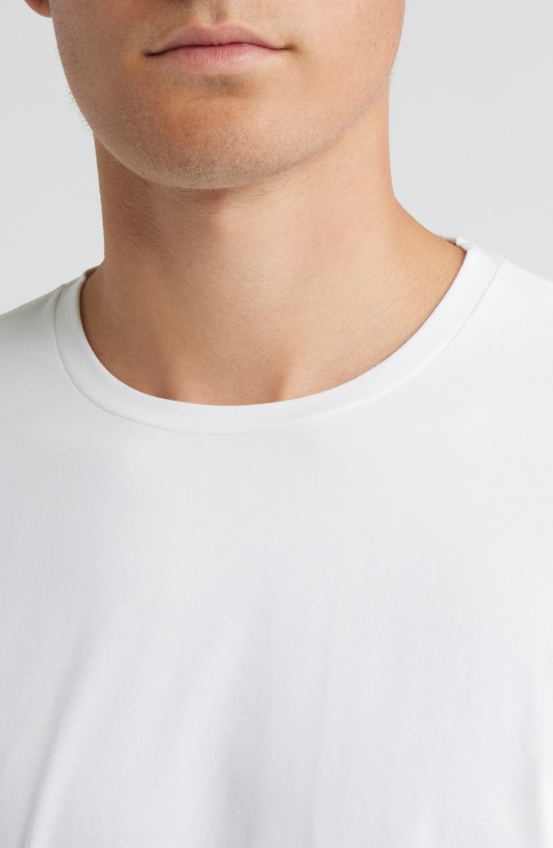 Open Edit Long Sleeve Cotton T-Shirt, Alternate, color, White