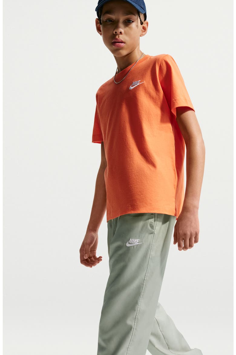 Kids' Sportswear Club Joggers, Alternate, color, SPRUCE FOG/ WHITE