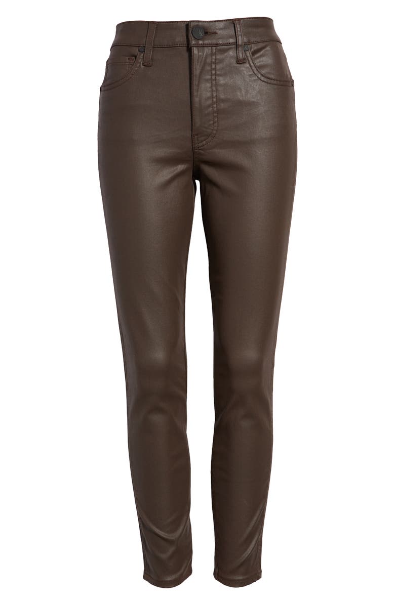 KUT from the Kloth Donna Fab Ab Coated High Waist Ankle Skinny Jeans, Alternate, color,