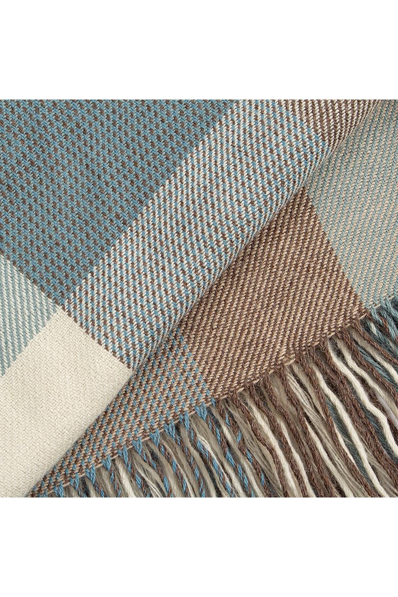 Handwoven Alpaca Throw, Alternate, color, Blue