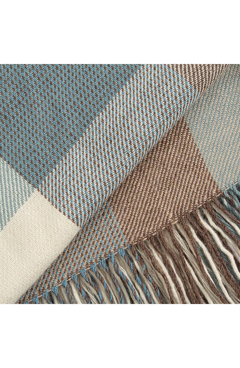 Allpa Handwoven Alpaca Throw, Alternate, color, Blue