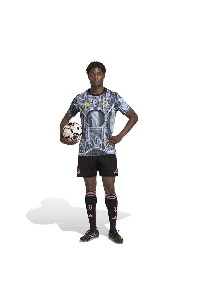 adidas Men's adidas  Black Juventus 2025/26 Pre-Match Training Jersey, Alternate, color, Black