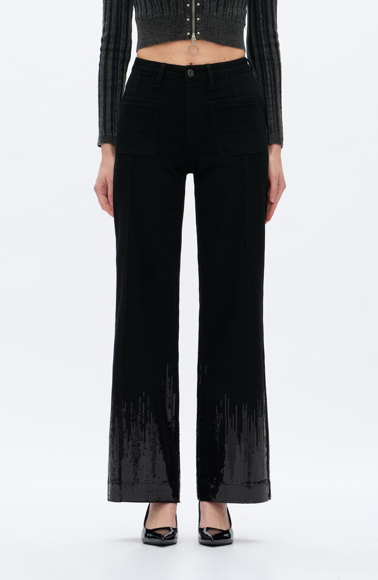 Bayeas Sequin Wide Leg Pants, Main, color,