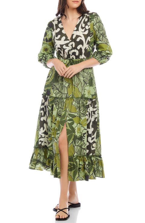 Nicki Tiered Ruffle Maxi Dress