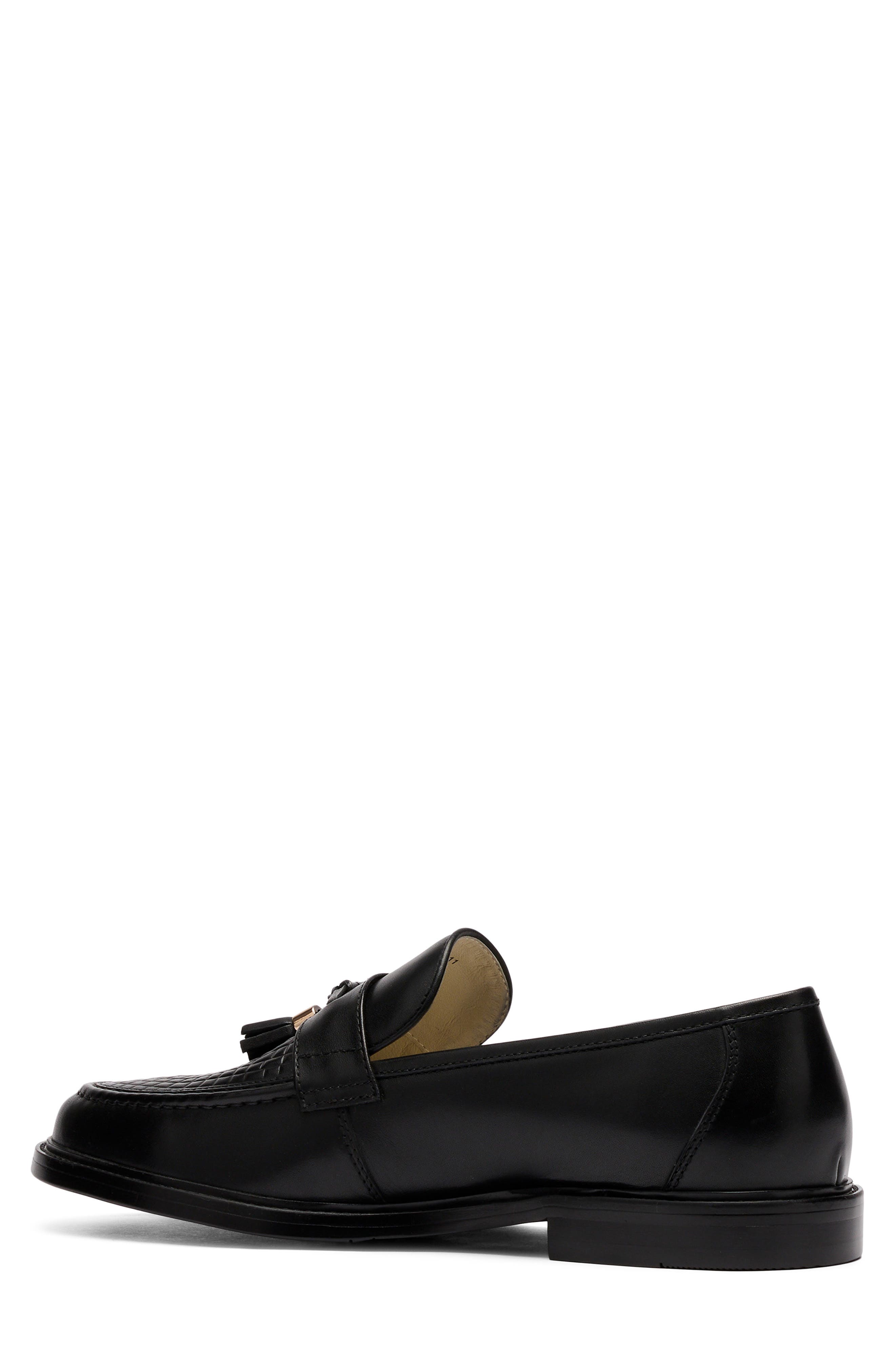 MARC NOLAN Denzel Tassel Loafer, Alternate, color, Black