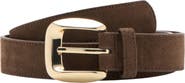 MANGO Suede Leather Belt