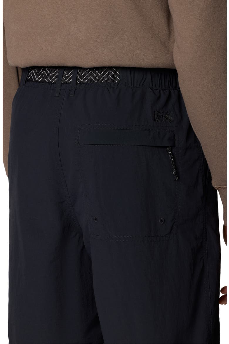 Stryder Belted Shorts, Alternate, color, BLACK