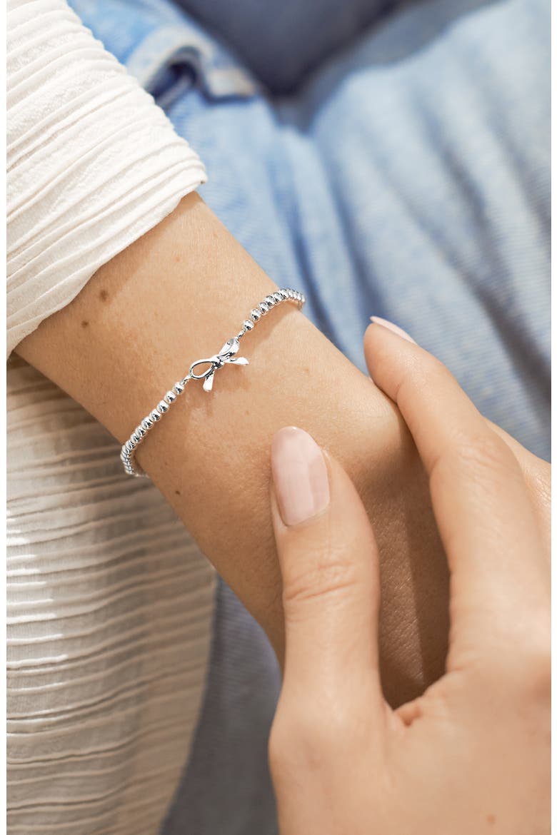 A Little 'Thank You' Bracelet, Alternate, color, Silver Plated