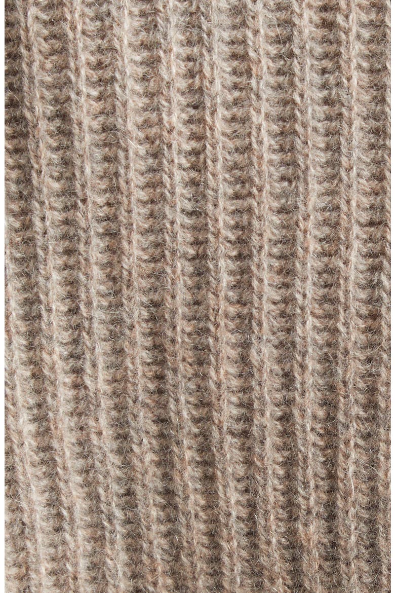 Berenice Oversize Cashmere Rib Sweater, Alternate, color, COAST BEIGE