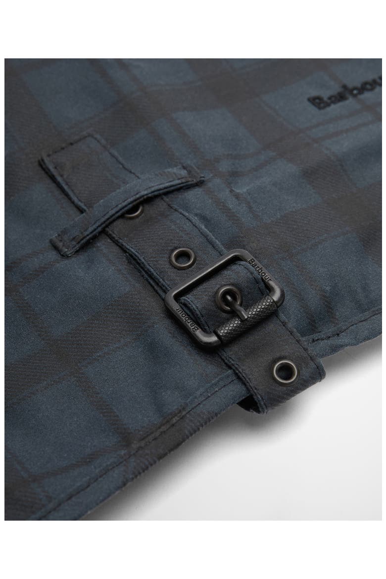 Ambleside Wax Dog Coat, Alternate, color, NAVY TARTAN