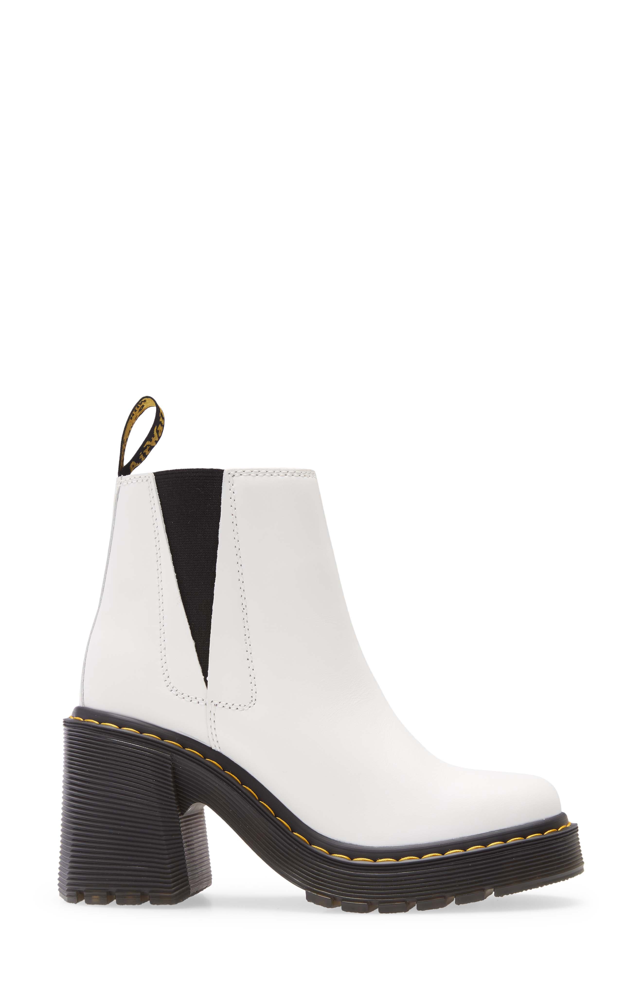Spence Sendel Chelsea Boot, Alternate, color, WHITE LEATHER