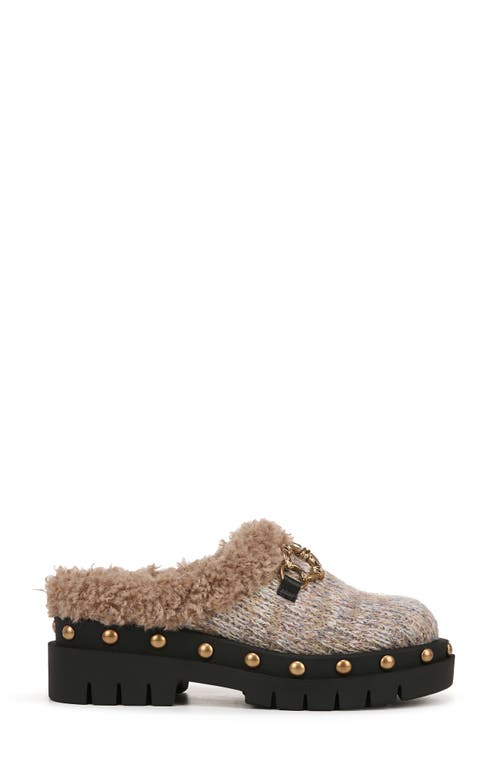 Circus Ny By Sam Edelman Annie Faux Shearling Lined Clog In Natural/nutmeg