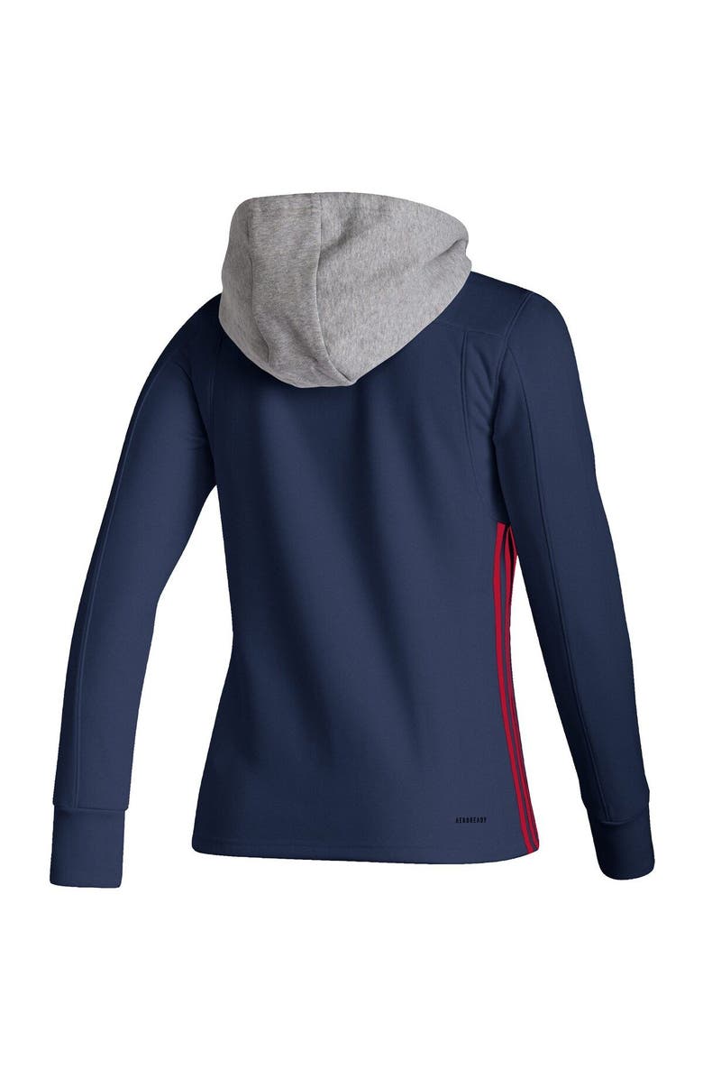 adidas Women's adidas Navy Washington Capitals Skate Lace AEROREADY Pullover Hoodie, Alternate, color, 