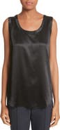 Lafayette 148 New York Perla Reversible Silk Blouse