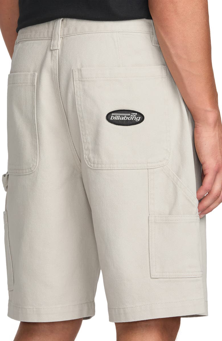 Billabong Bad Dog Denim Shorts, Alternate, color, Chino