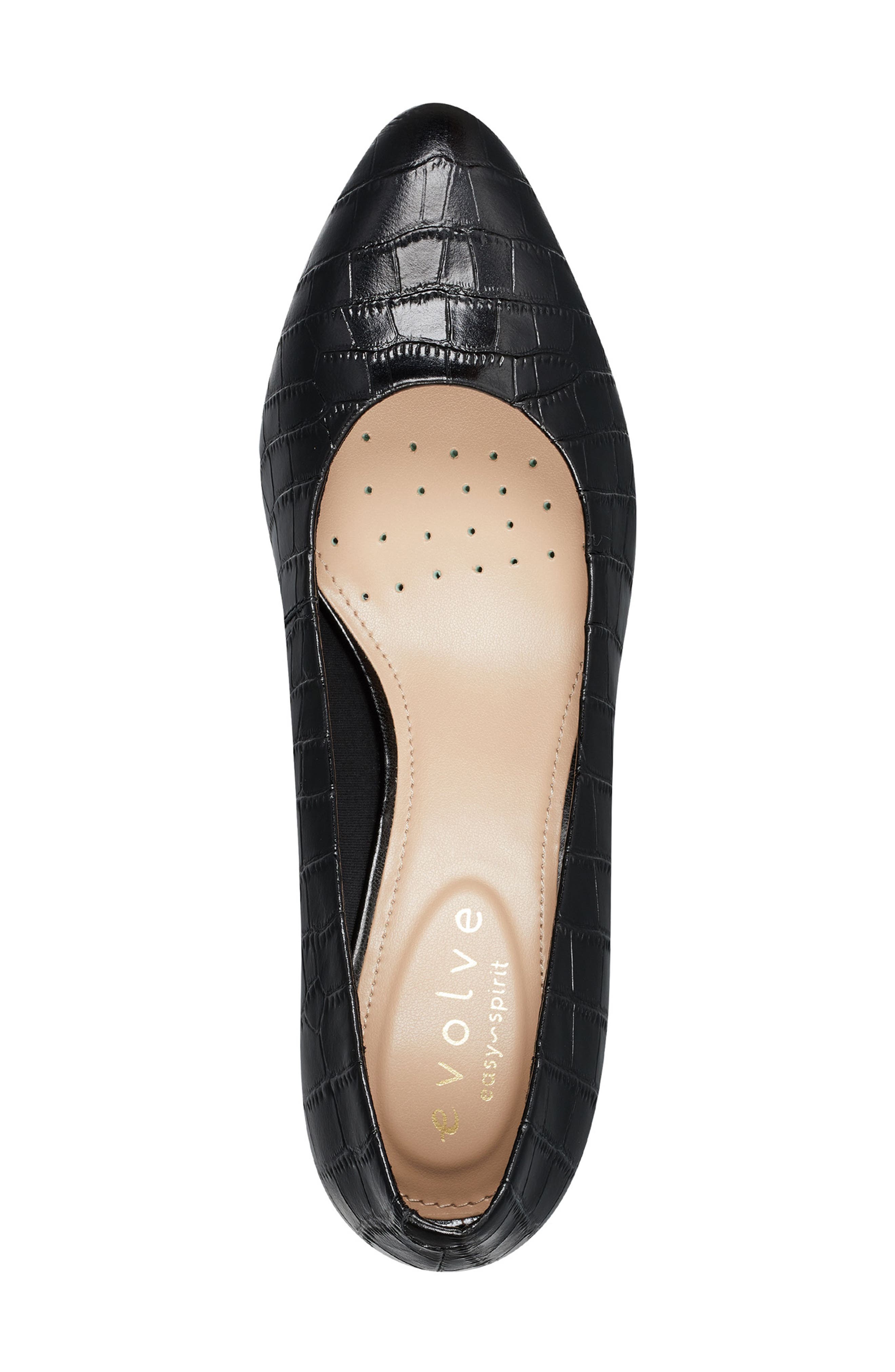 Robin Pump, Alternate, color, BLACK FABRIC