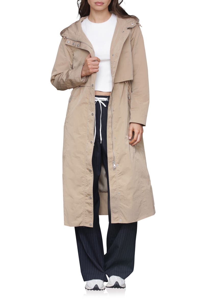 Hooded Maxi Rain Anorak (Women) | Nordstrom