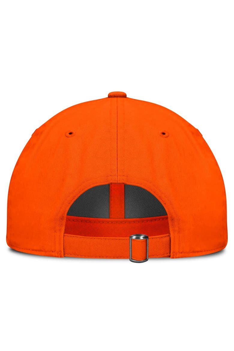 Men's Top of the World Orange Clemson Tigers Team Logo Washed Adjustable Hat, Alternate, color, Orange