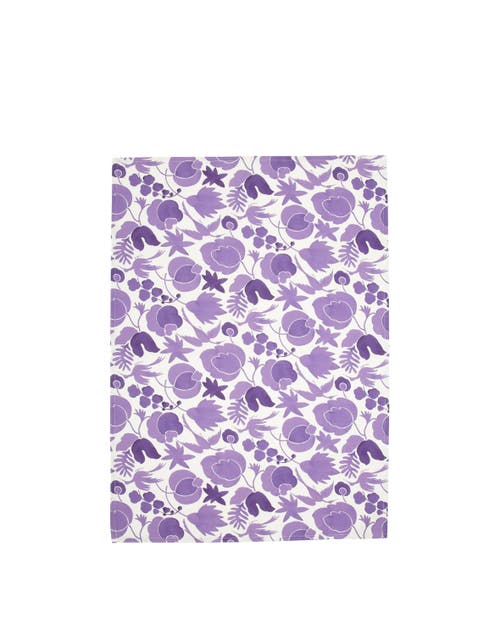 La Doublej Dishtowel (50x70) Wildbird Viola Purple In Wildbird Viola Purple