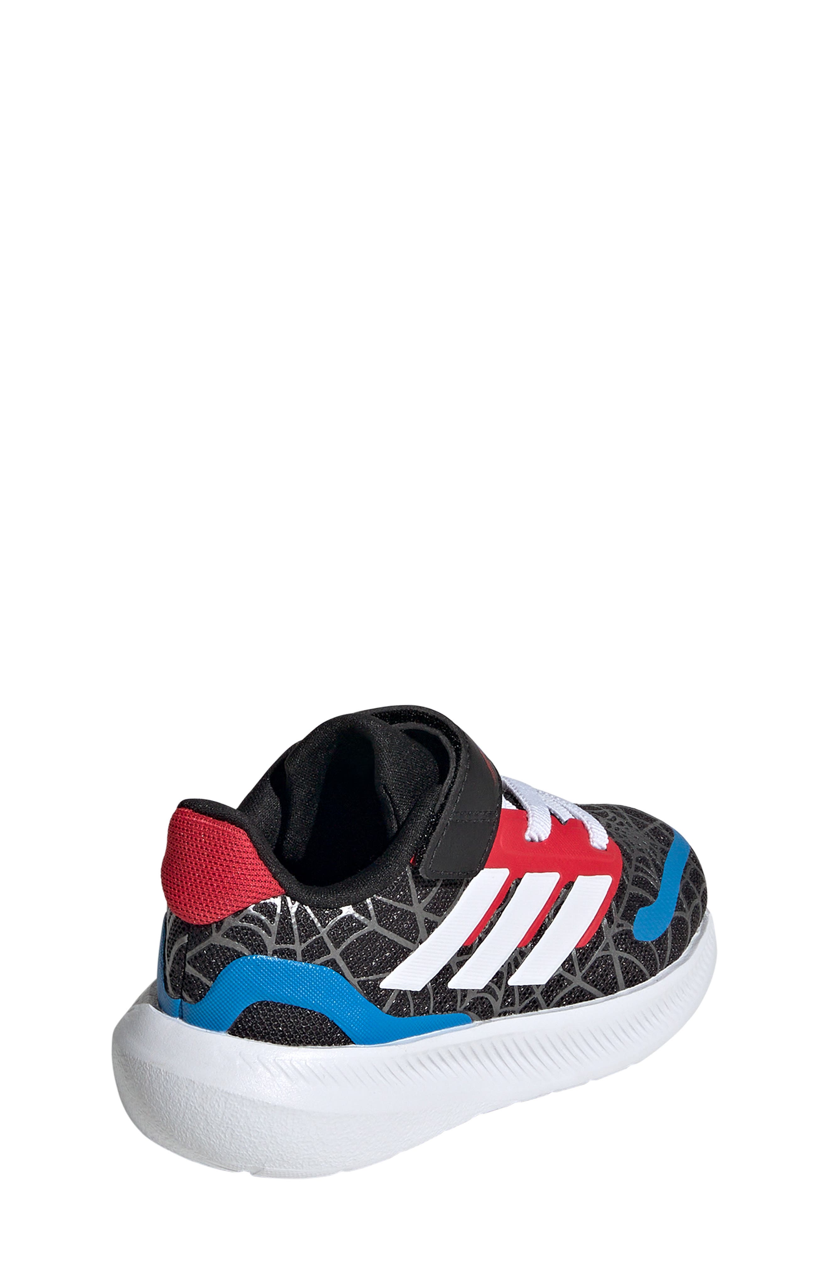 adidas Kids' Runfalcon x Marvel Spider-Man Sneaker, Alternate, color, Cblack/Ftw