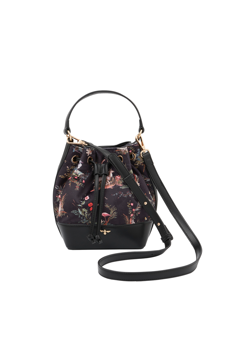 Fable England Wonderland Bucket Bag, Alternate, color, Black