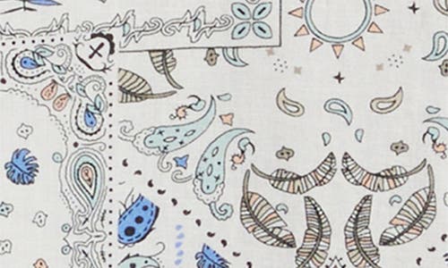 JOHNSTON & MURPHY JOHNSTON & MURPHY BANDANA PRINT SHORT SLEEVE BUTTON DOWN SHIRT