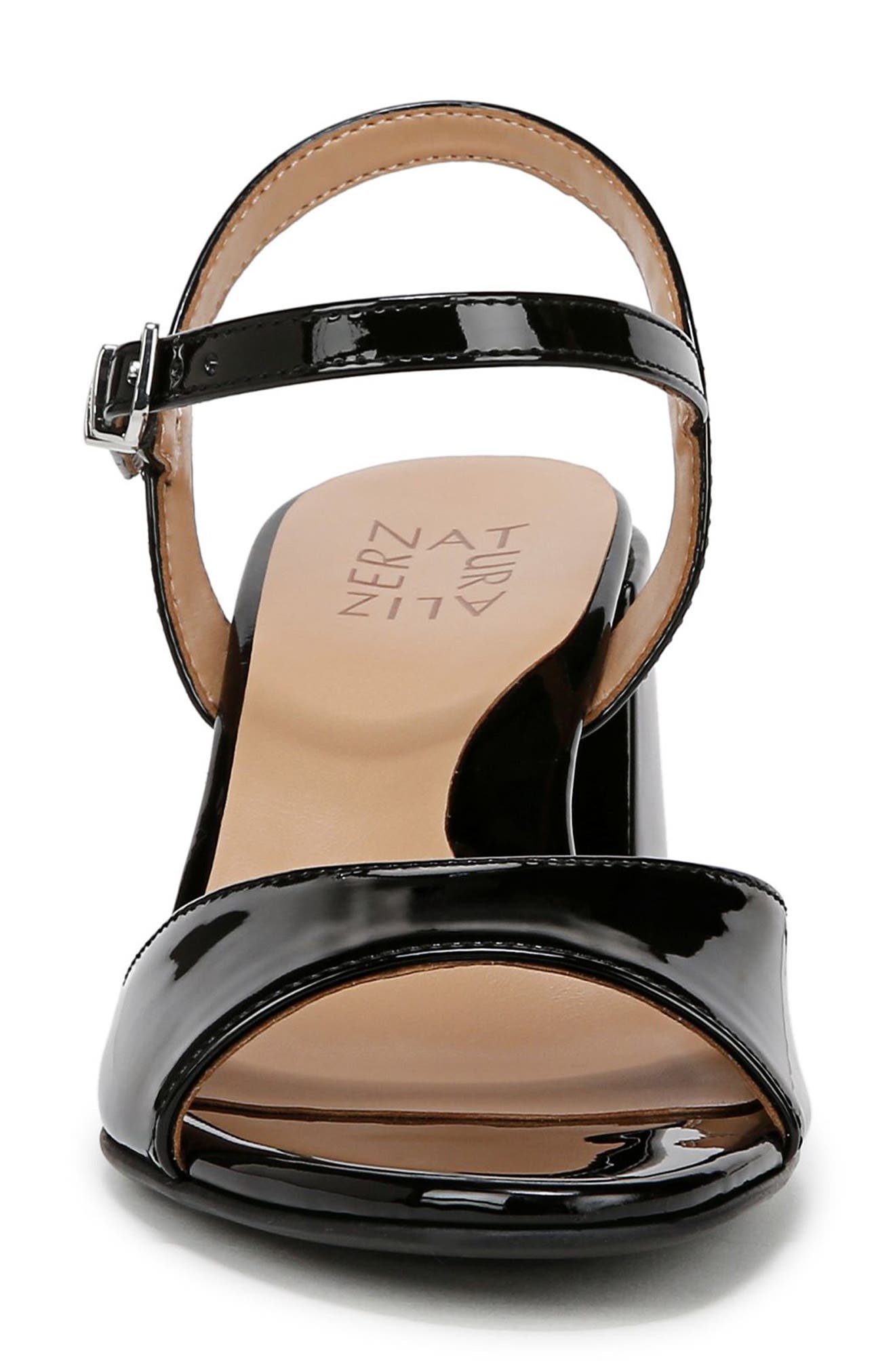 Naturalizer Daisy Block Heel Sandal, Alternate, color, Black