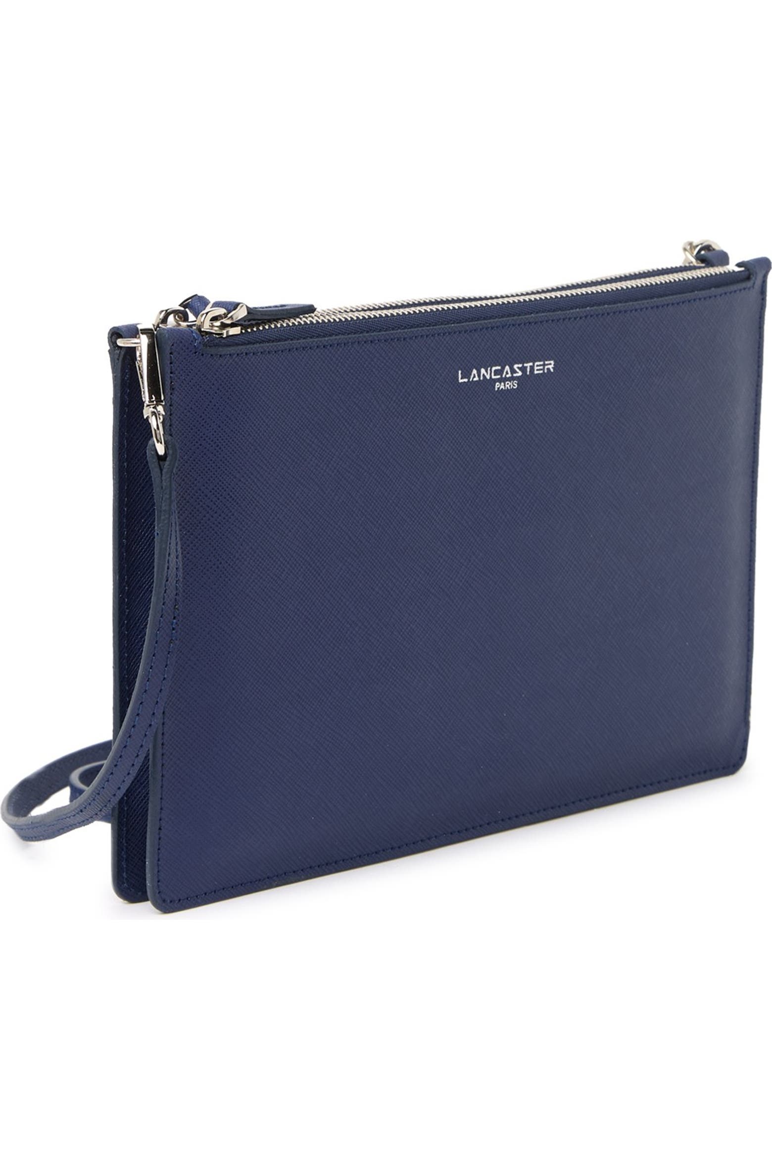 6066 Postcode LANCASTER PARIS Element Leather 2 Zip Crossbody Bag (Women) | Nordstromrack
