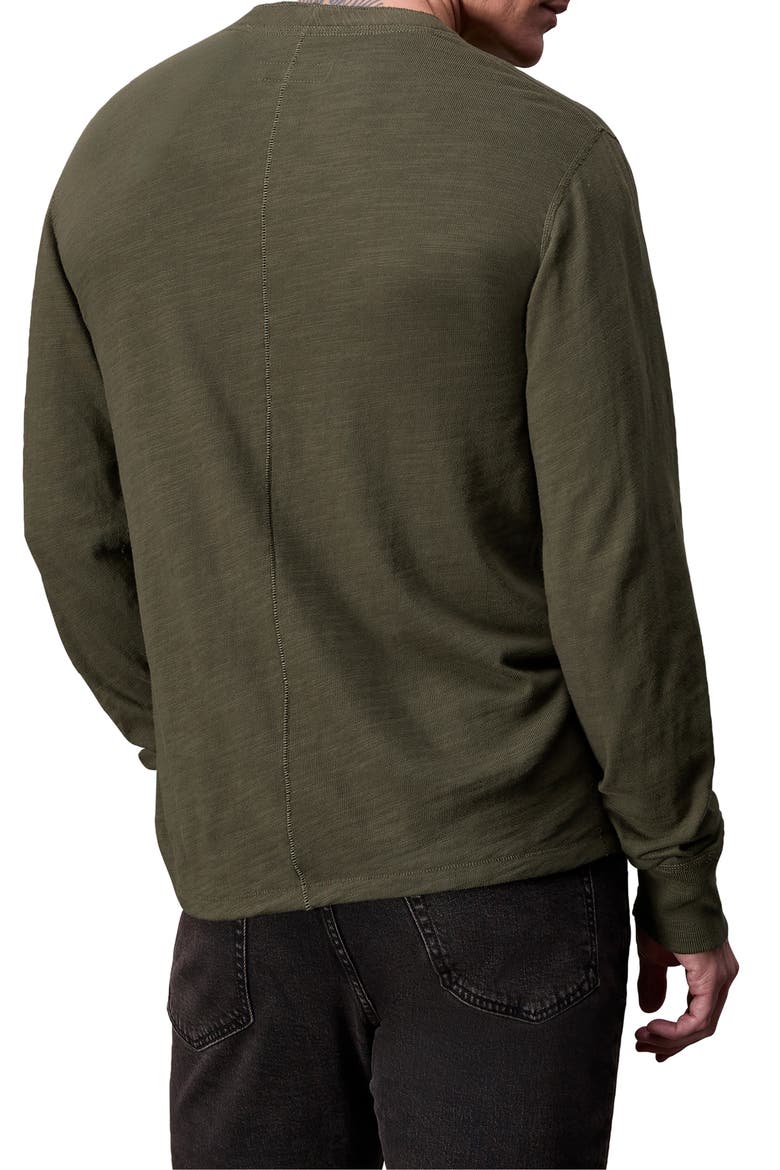 Classic Slim Fit Henley, Alternate, color, FORGREEN