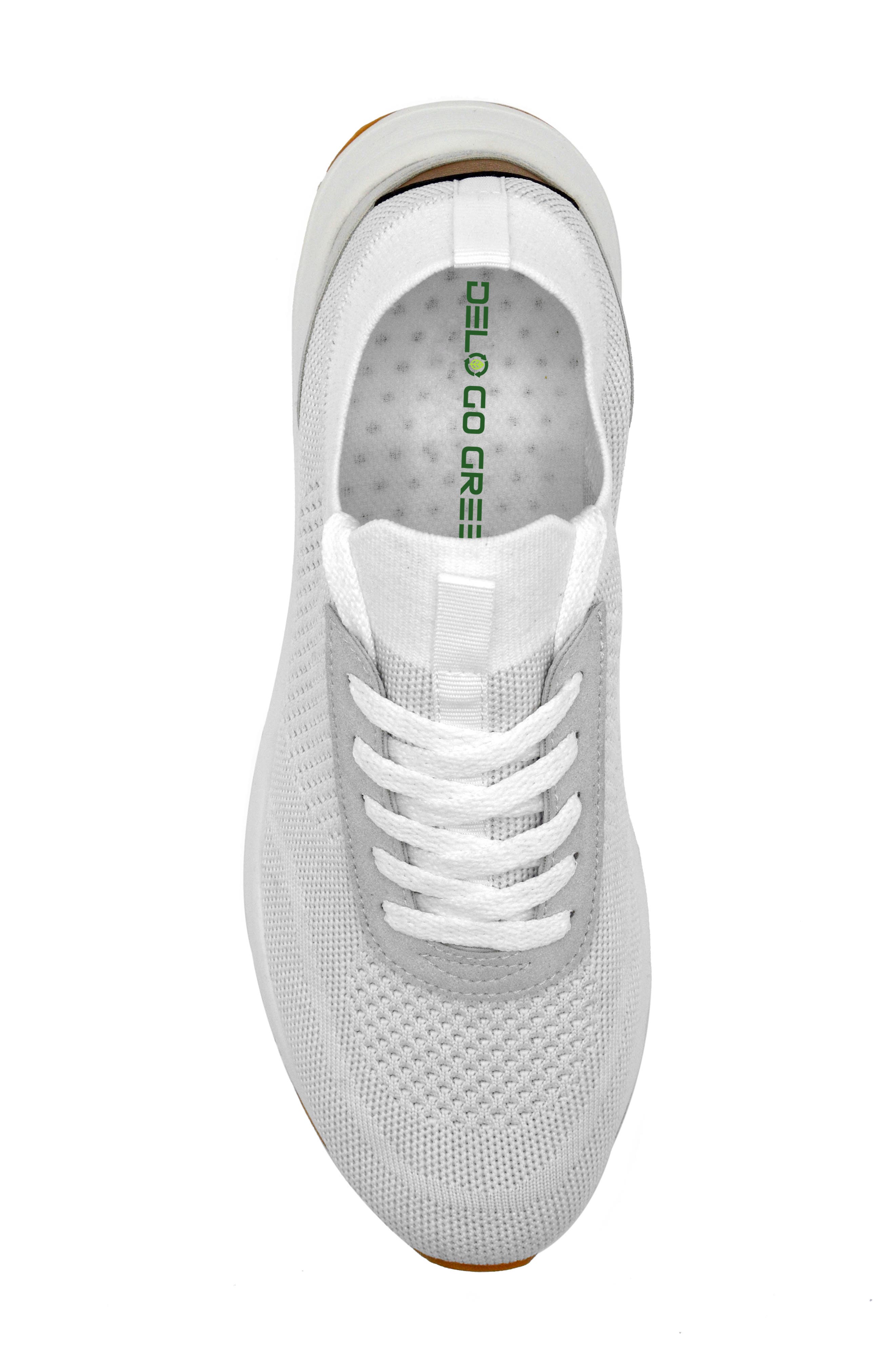 Knit Running Shoe, Alternate, color, WHITE