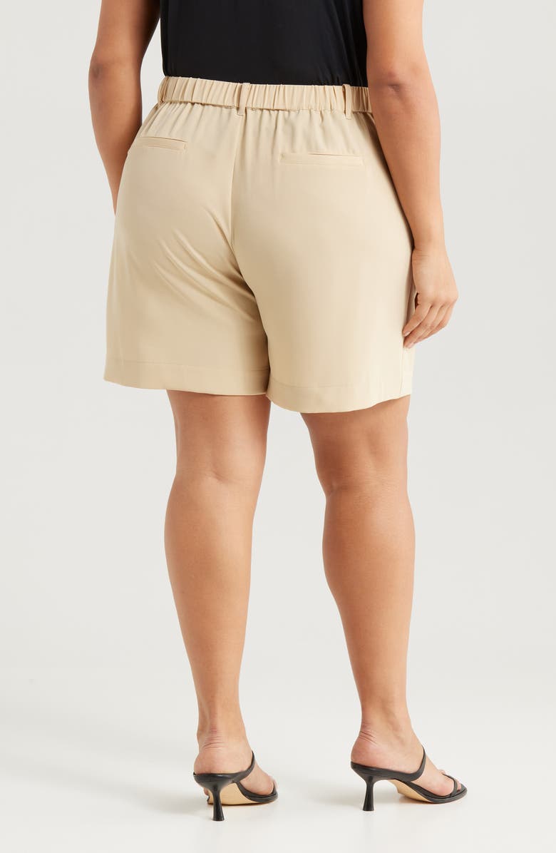 Lysse Dia Pleated Shorts, Alternate, color, Raffia
