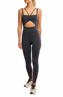 Free People FP Movement Good Karma Cutout Jumpsuit