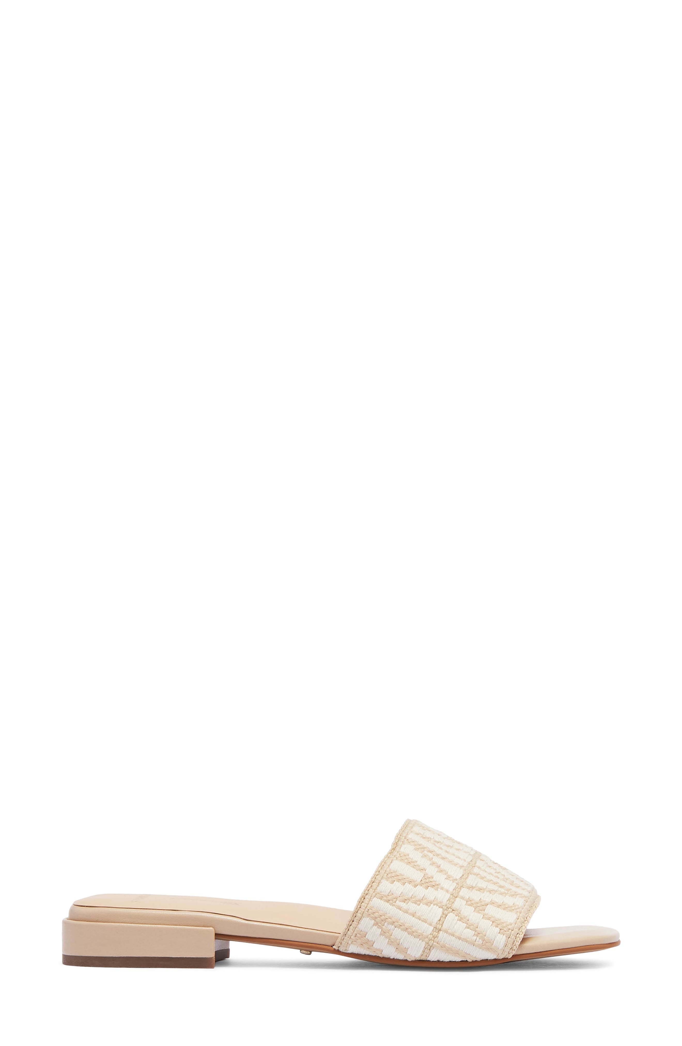 Aniston Slide Sandal, Alternate, color, NATURAL WEAVE