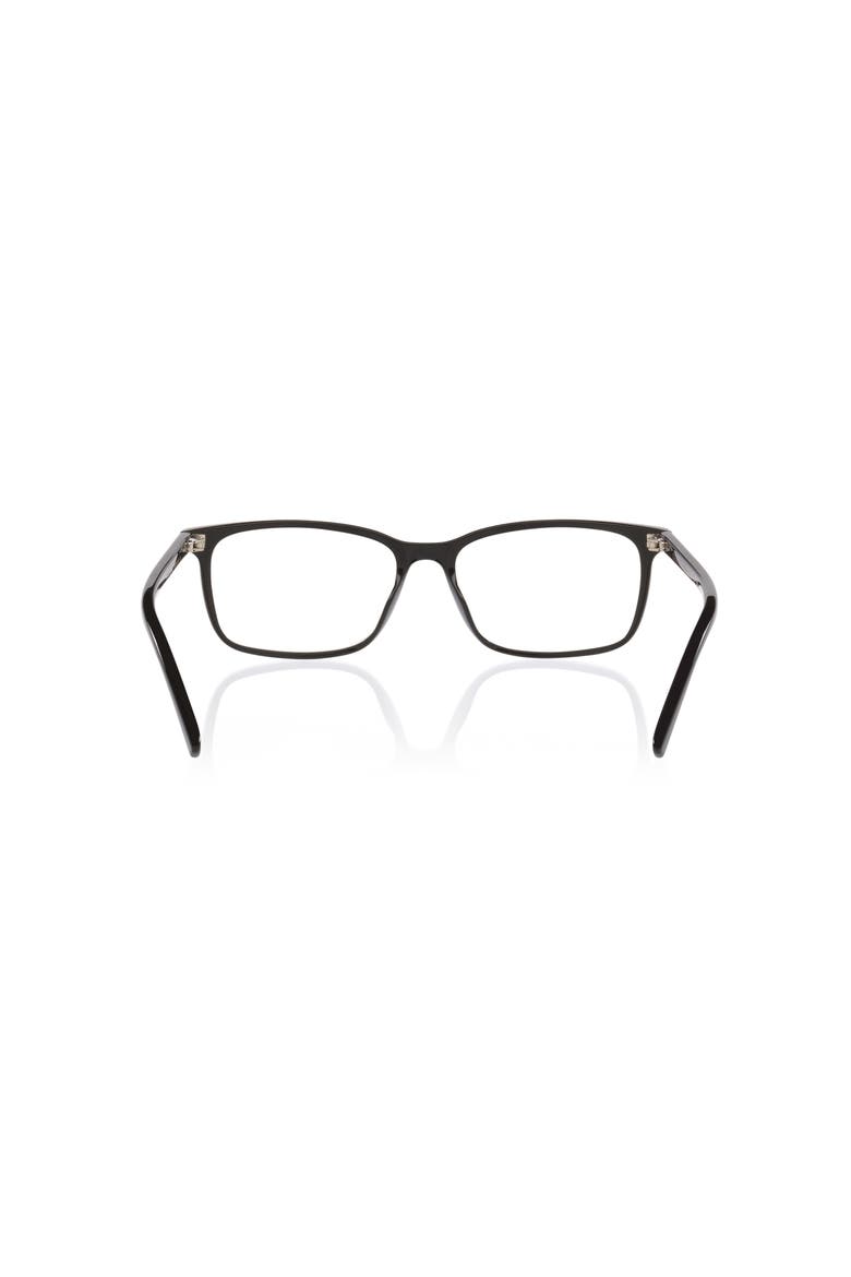 55mm Rectangle optical glasses, Alternate, color, Black