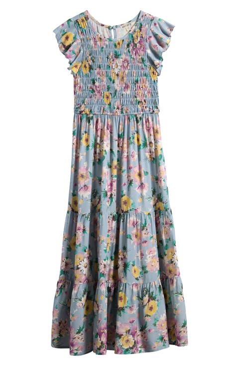 Kids' Floral Maxi Dress (Big Kid)