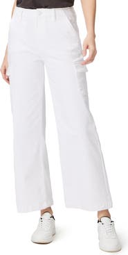 PAIGE Carly High Waist Ankle Wide Leg Cargo Pants