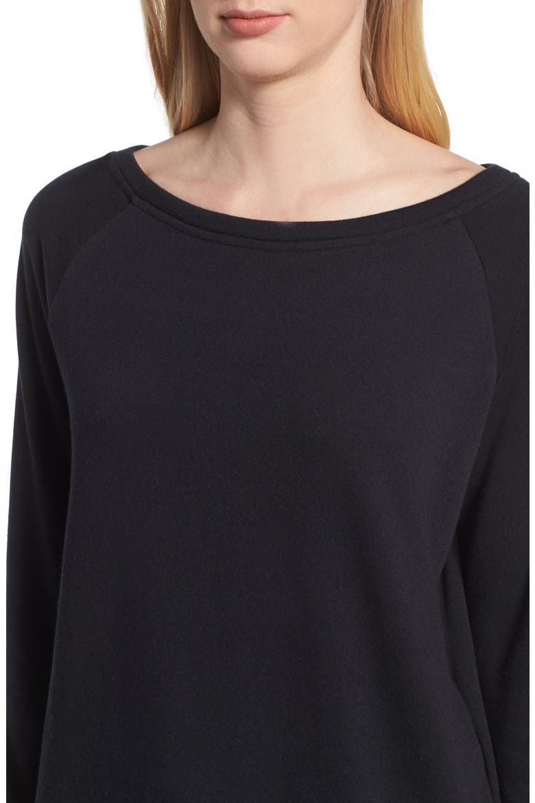 Gibson Slouch Sweatshirt, Alternate, color, BLACK